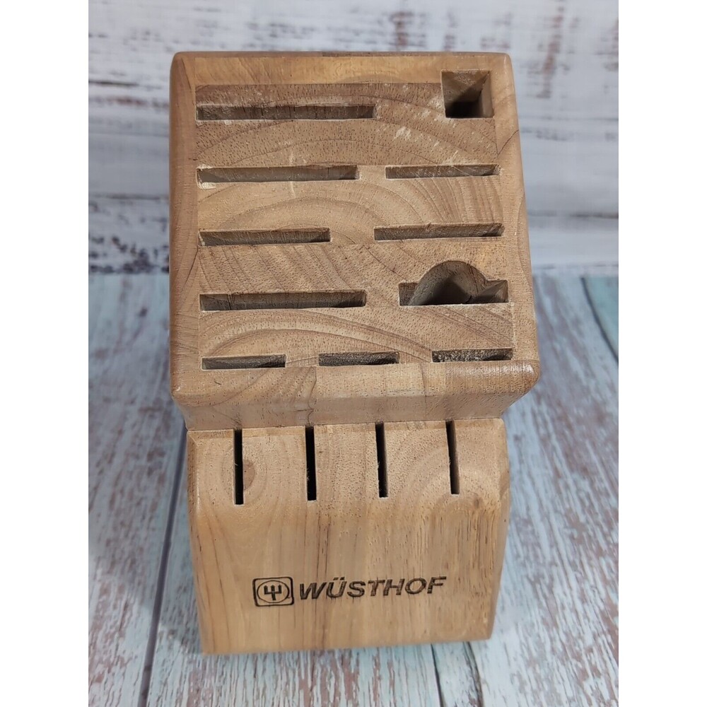 Wusthof 15 Slot Wooden Knife Block - Picture 13 of 13